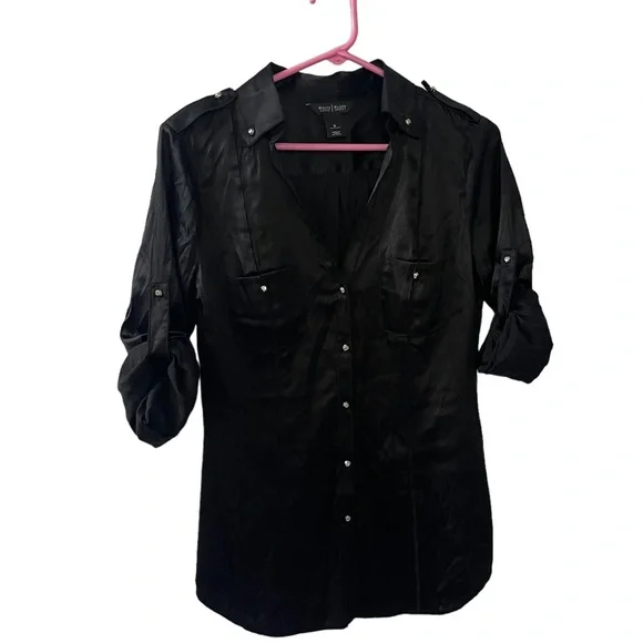 White House Black Market. Size 6 Form Fitting. 96%SILK & 4%SPANDEX = PERFECT FIT - Picture 5 of 9